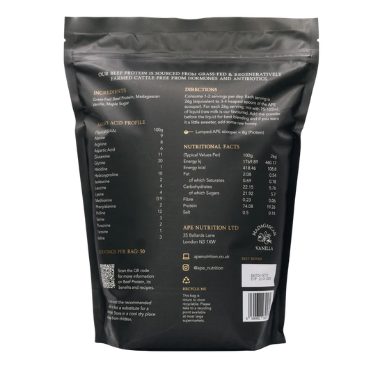 Grass-Fed Beef Protein with Madagascan Vanilla