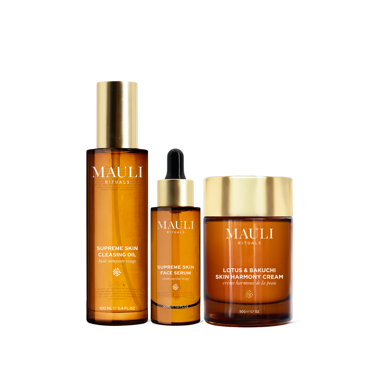 MAULI RITUALS Supreme Skin 3 Step Ritual – Gesichtspflege-Set