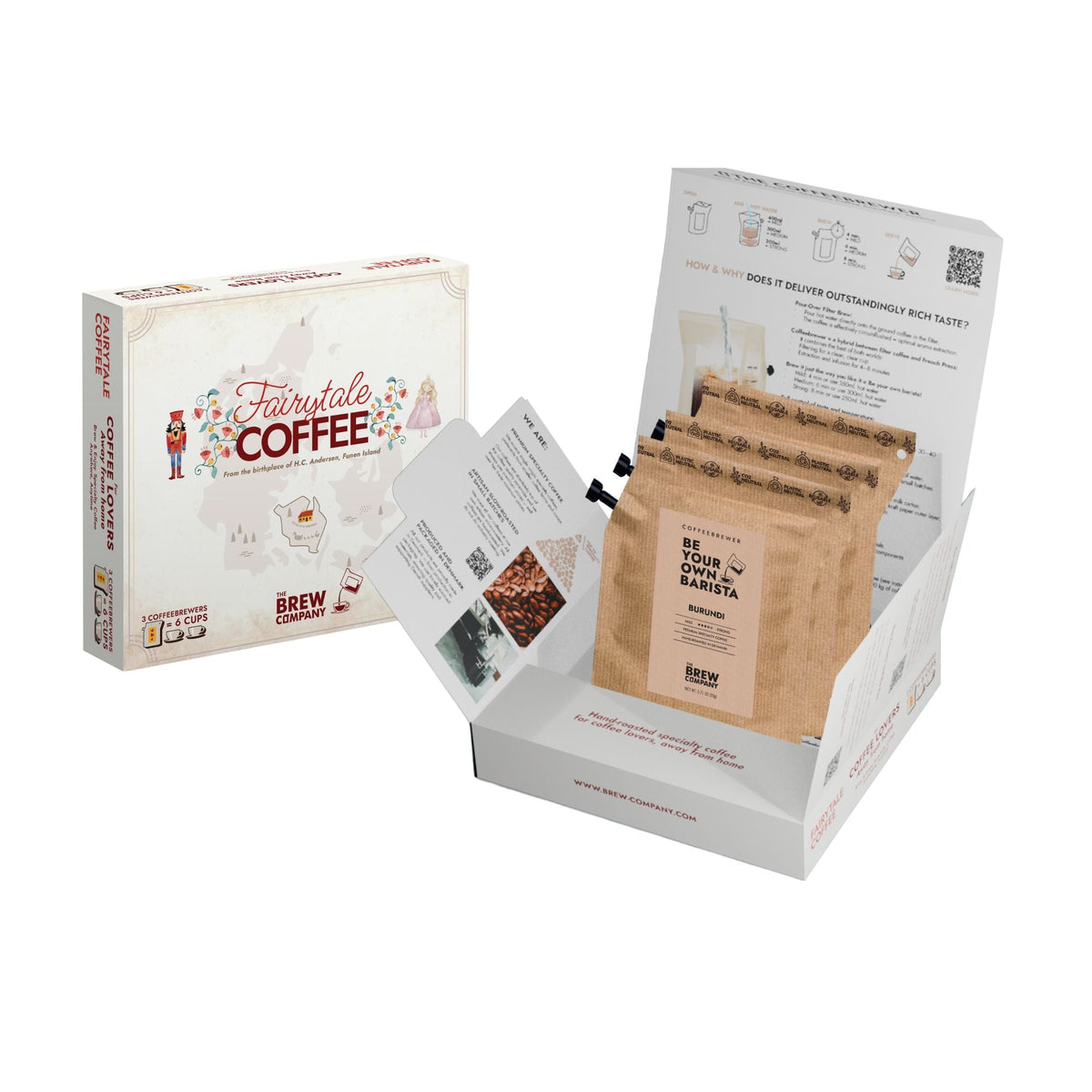 Fairytale Coffeekit – Kaffee-Geschenkset, 3 Stück – Detailansicht