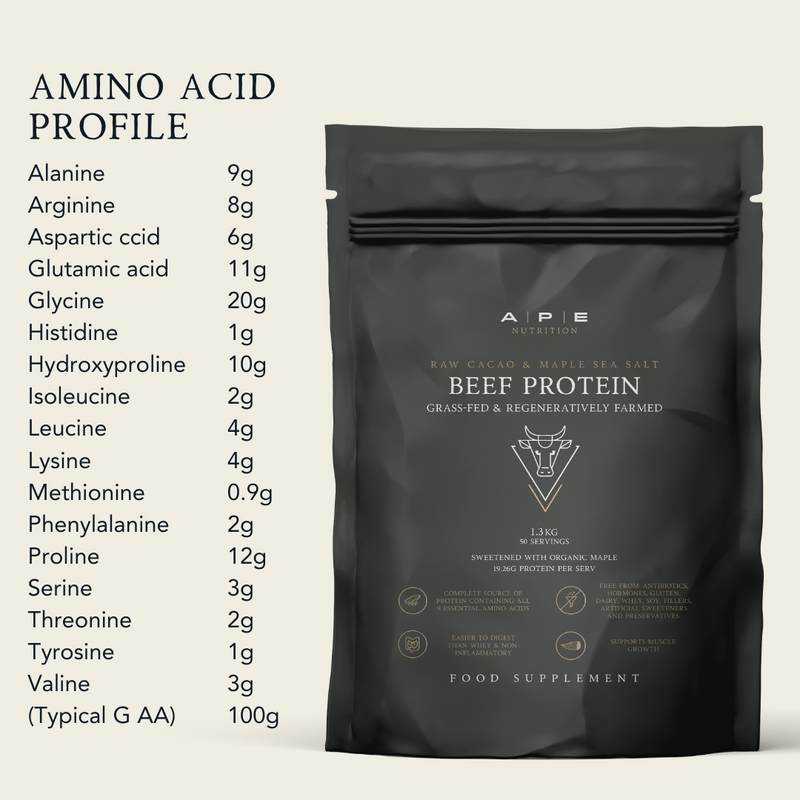 Grass-Fed Beef Protein with Raw Cacao &amp; Maple Sea Salt