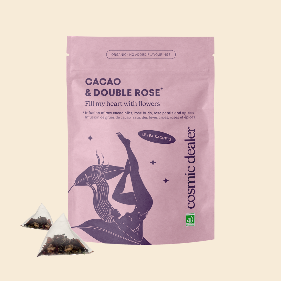 Ceremonial Cacao & Double Rose Infusion – Nachfüllbeutel