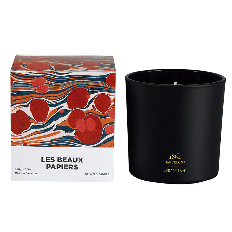 Bougie parfumée toute rouge
