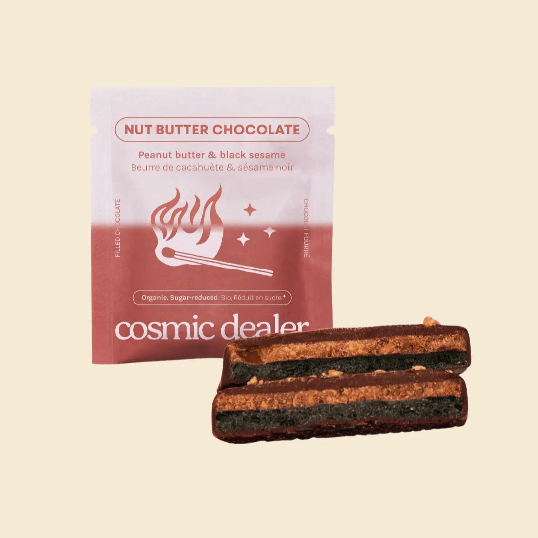 Doppelschicht: Peanut Butter & Black Sesame – 8 Stück