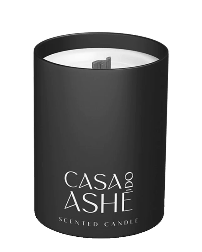 scented candle with basil &amp; cedarwood