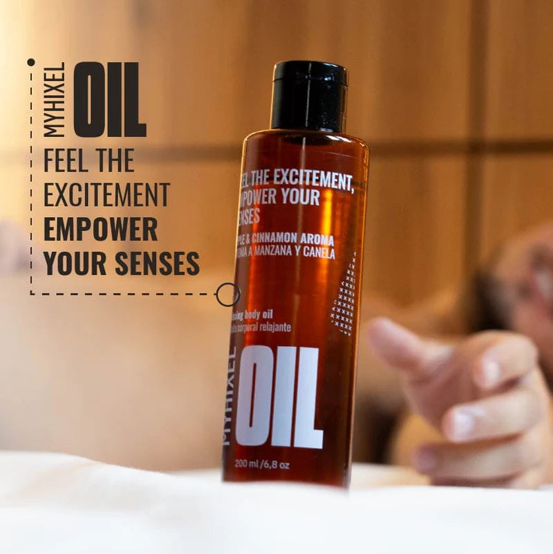 MYHIXEL Oil für Männer (200 ml) – Natürliche Hautpflege & Intim-Massageöl