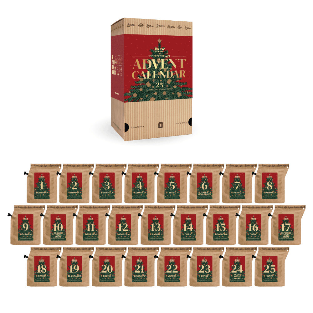 Kaffee-Adventskalender – Festive Red Coffee Advent Calendar – Produktbild 2