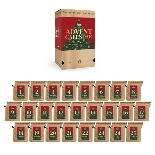 Kaffee-Adventskalender – Festive Red Coffee Advent Calendar – Produktbild 2