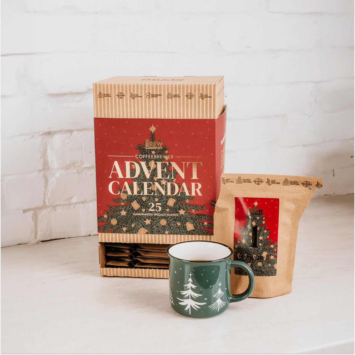 Kaffee-Adventskalender – Festive Red Coffee Advent Calendar – Produktbild 3