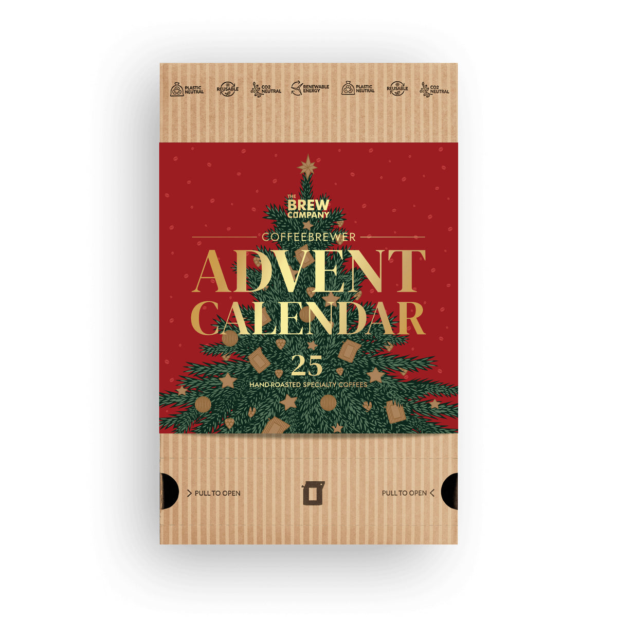 Kaffee-Adventskalender – Festive Red Coffee Advent Calendar – Produktbild 6