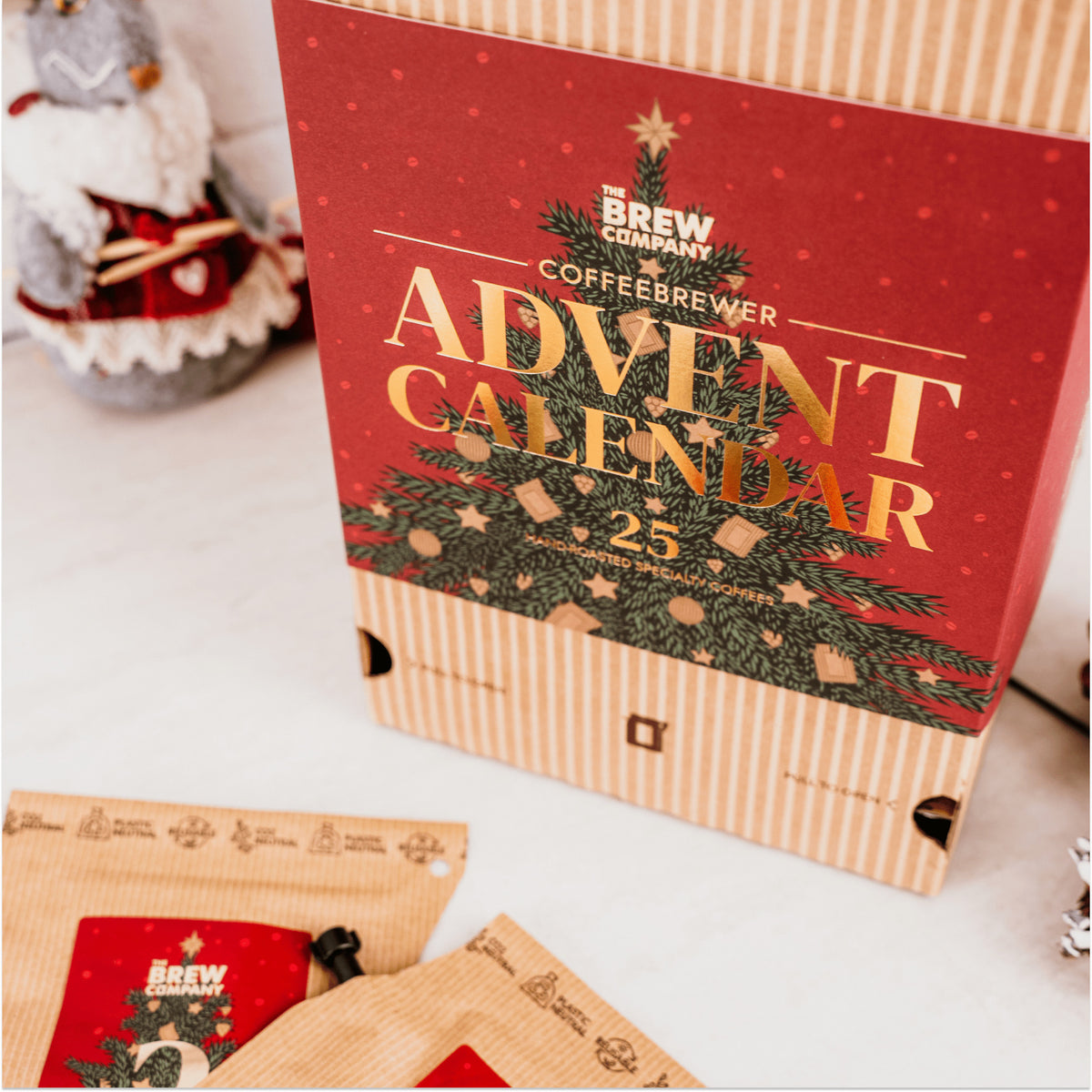 Kaffee-Adventskalender – Festive Red Coffee Advent Calendar – Produktbild 8