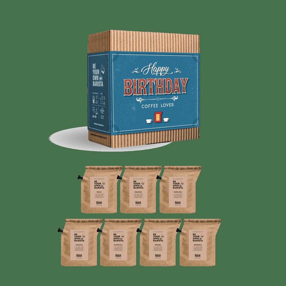 Kaffee-Geschenkset – Happy Birthday Specialty Coffee Gift Box