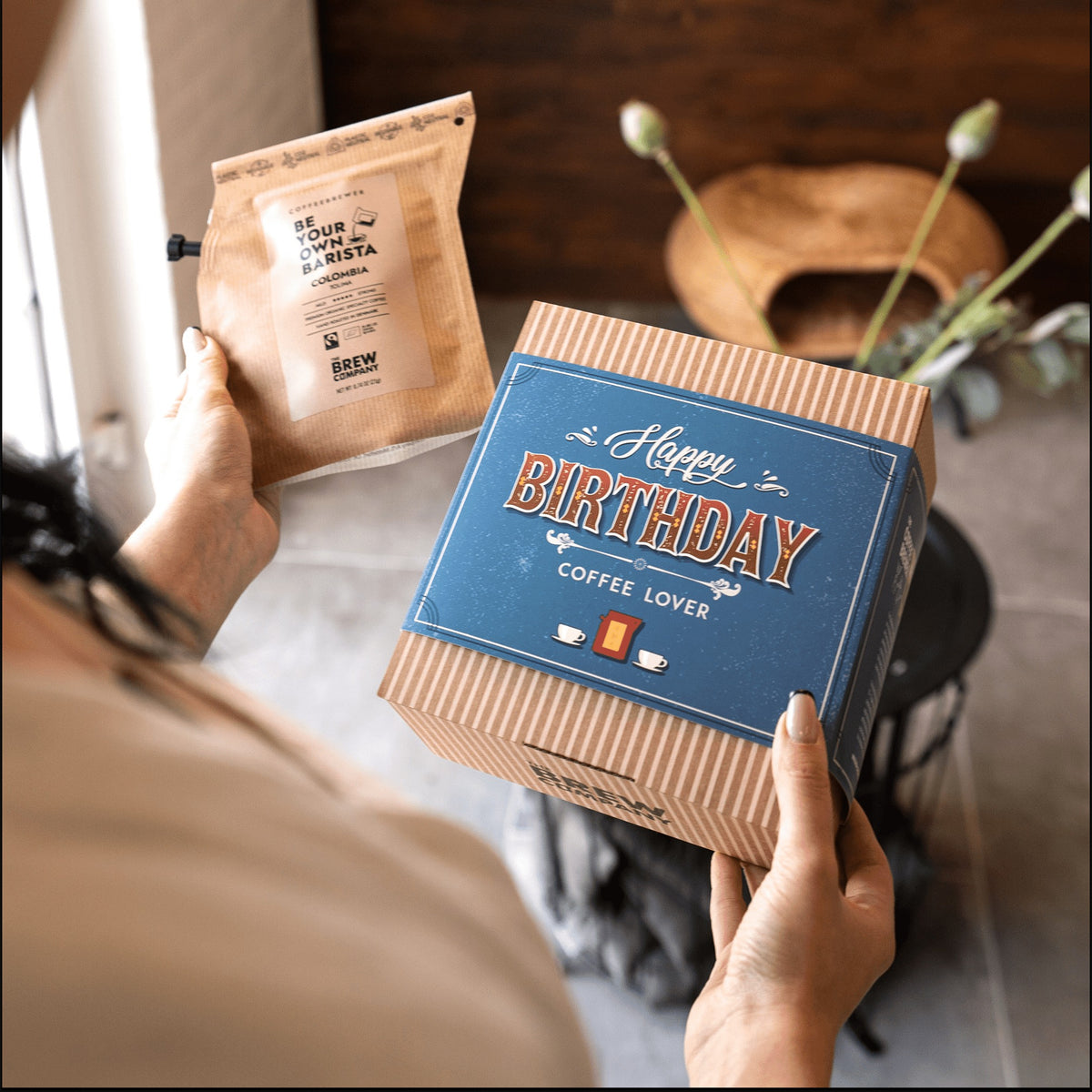Kaffee-Geschenkset – Happy Birthday Specialty Coffee Gift Box