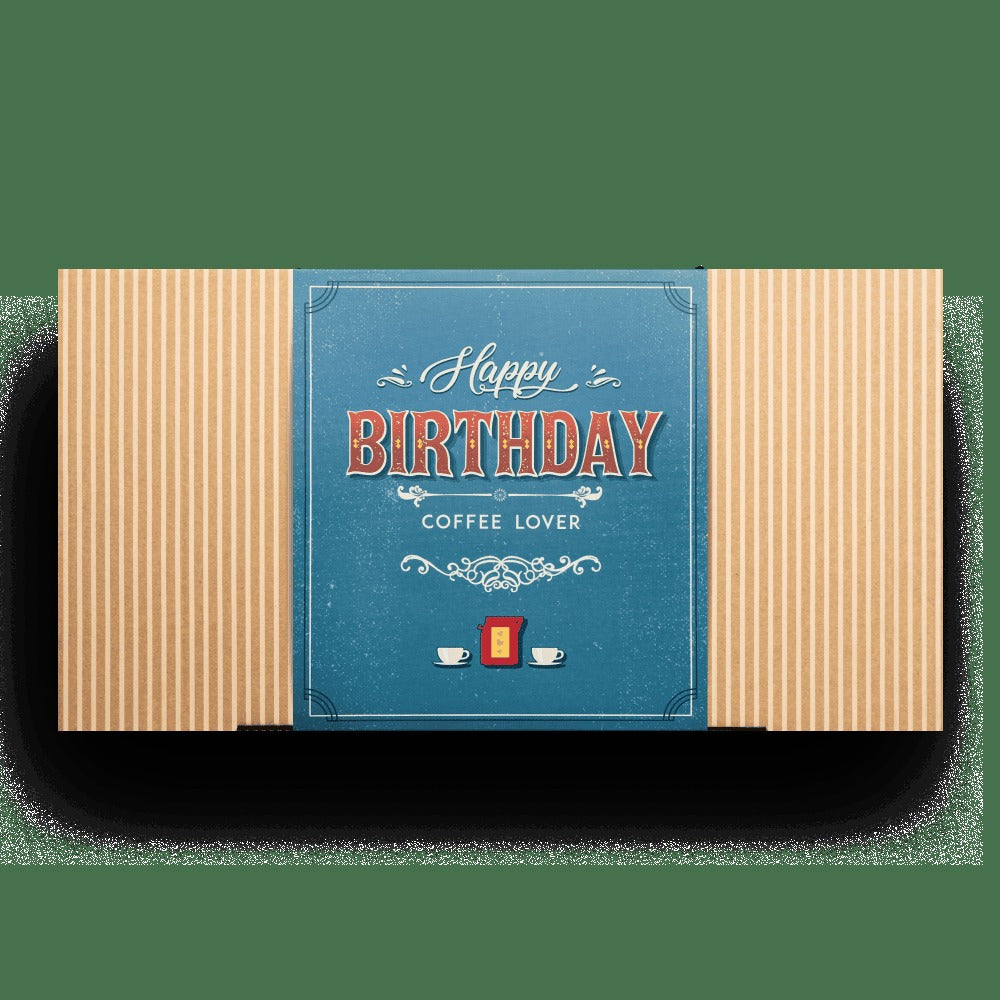 Kaffee-Geschenkset – Happy Birthday Specialty Coffee Gift Box