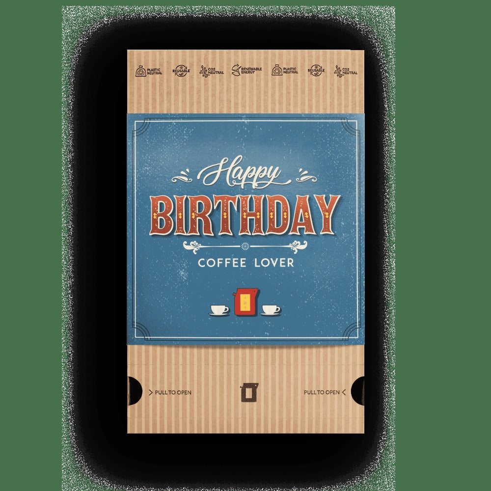 Kaffee-Geschenkset – Happy Birthday Specialty Coffee Gift Box