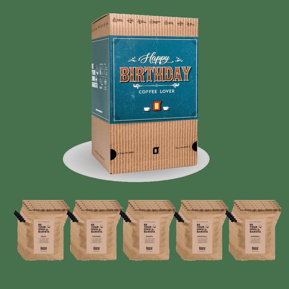 Kaffee-Geschenkset – Happy Birthday Specialty Coffee Gift Box
