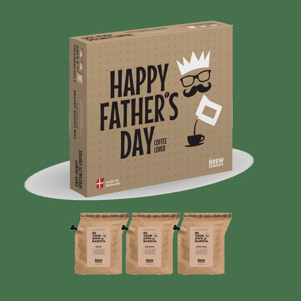 Kaffee-Geschenkset – Happy Father's Day Specialty Coffee 3 Pcs Gift Box