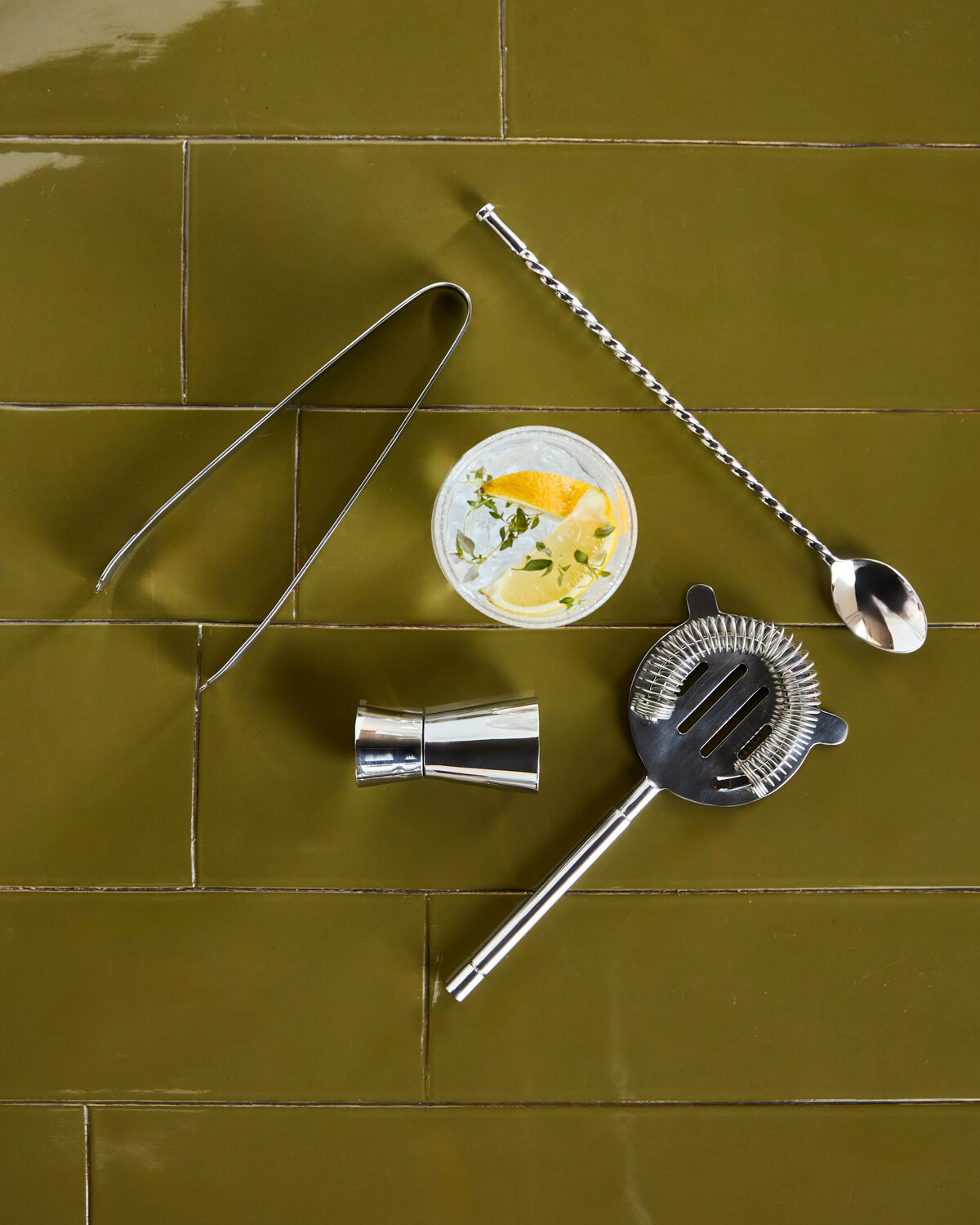 House Doctor Kett Cocktail-Set Silber, 4-teilig – Ansicht 2