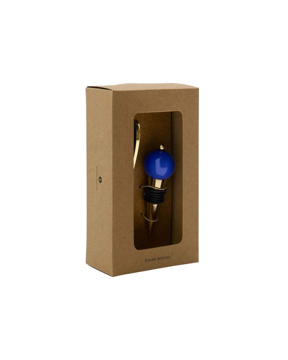 House Doctor Open Flaschenöffner & Flaschenverschluss Gold/Blau – Ansicht 4