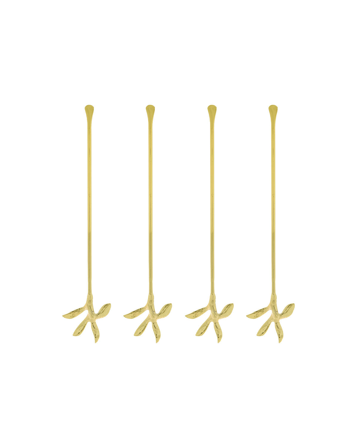 House Doctor Serve Cocktailrührer Antik-Gold, 4er-Set