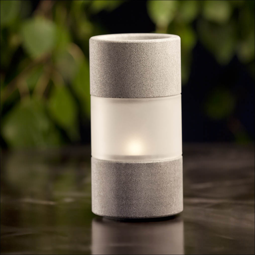 HUKKA Välkky – Windlicht aus Speckstein und Glas – Herstelleransicht 2