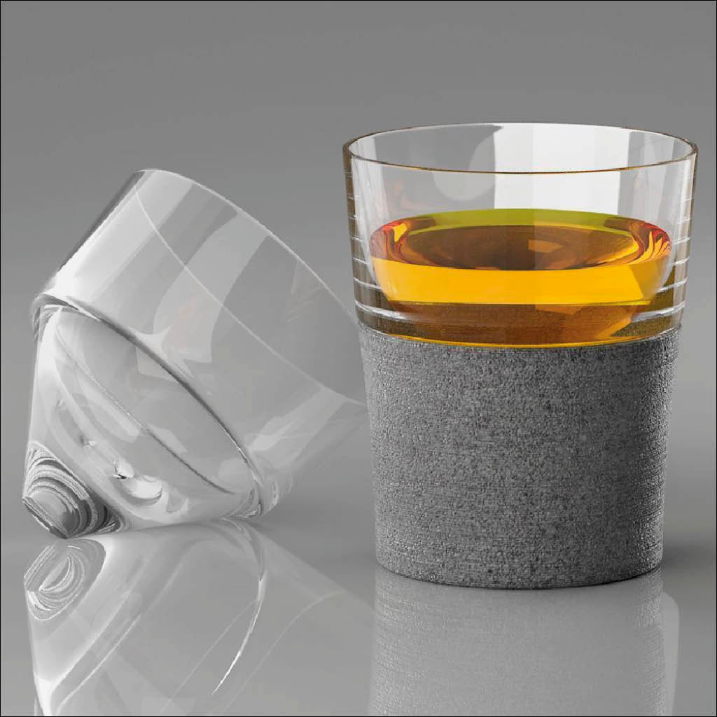 HUKKA Malt – Whiskyglas mit kühlender Steinbasis – Herstelleransicht 2