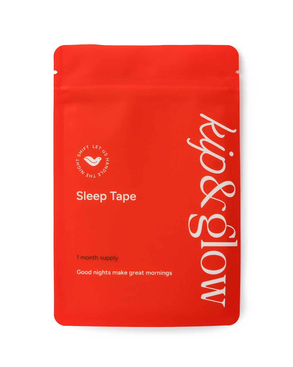 kip&glow Sleep Tape – rote Verpackung für 30 Mundtapes