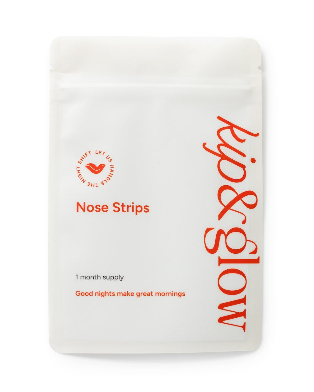 kip&glow Nose Strips – Verpackung für 30 Nasenstreifen