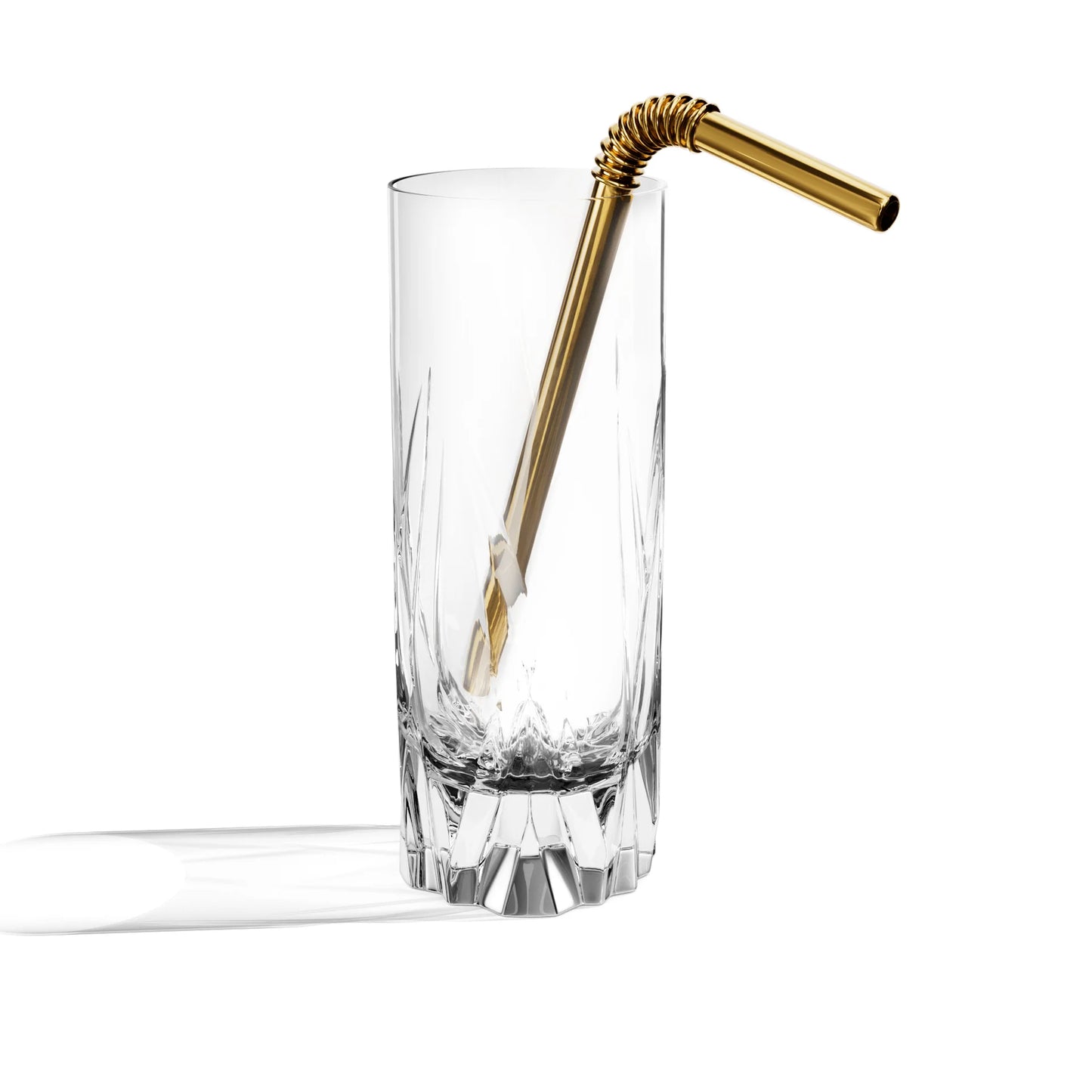 Set of 8 KNYGbare drinking straws made of stainless steel - 22 cm