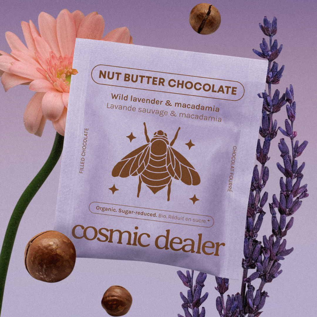Wild Lavender & Macadamia Schokoladen – 8 Stück