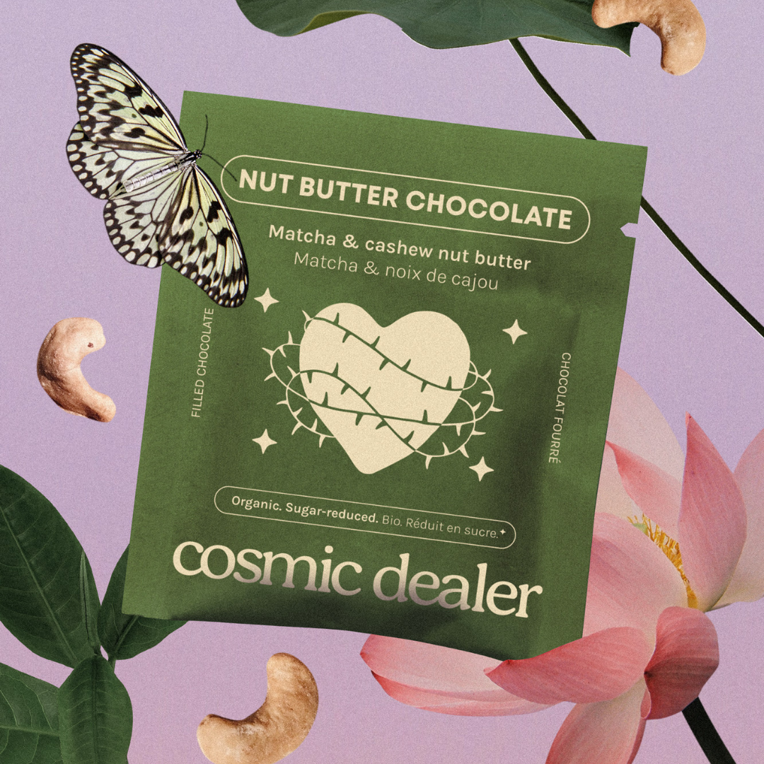 Matcha & Cashew Schokoladen – 8 Stück