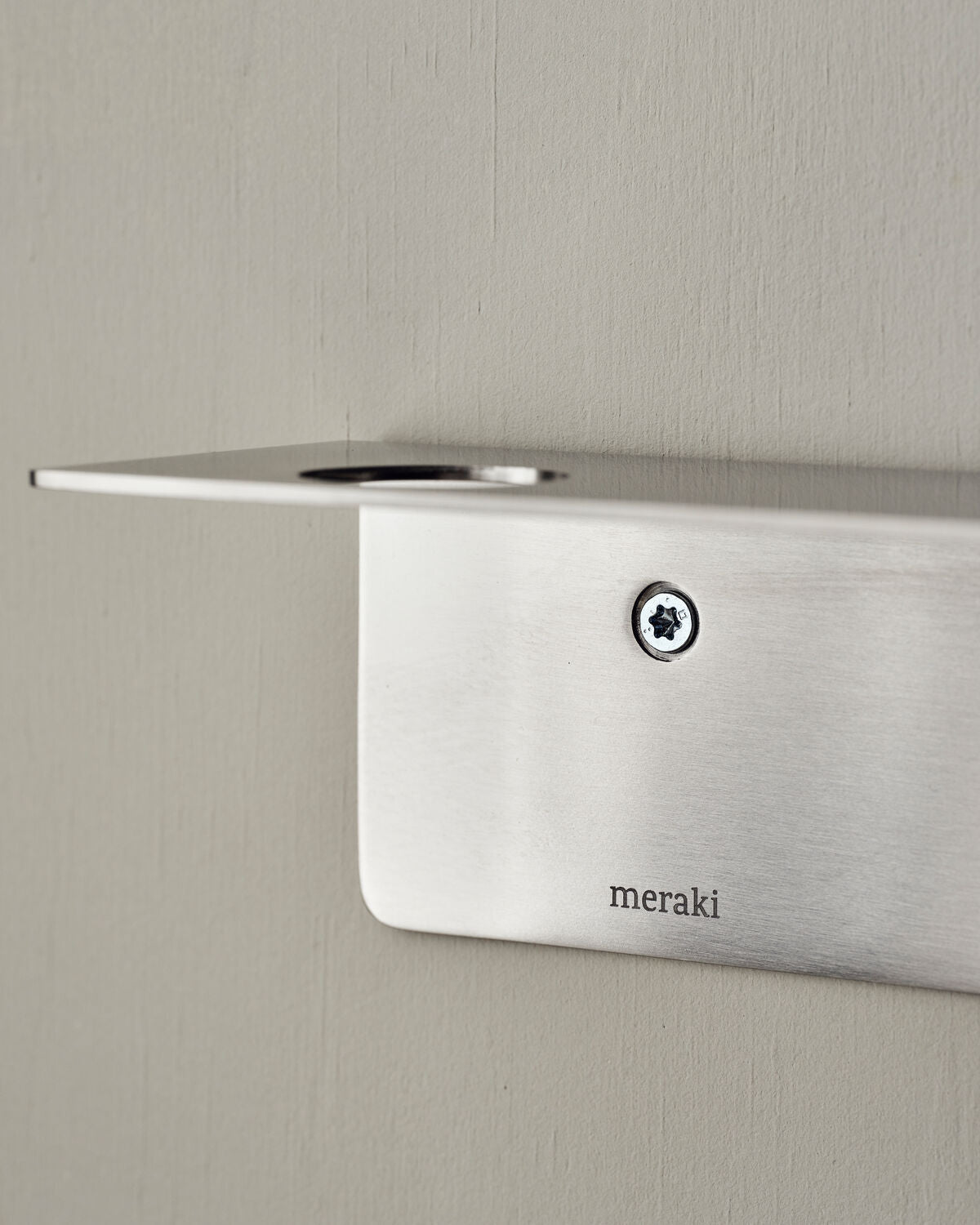 Meraki Flaschenhalter mit Haken Silber – Ansicht 5