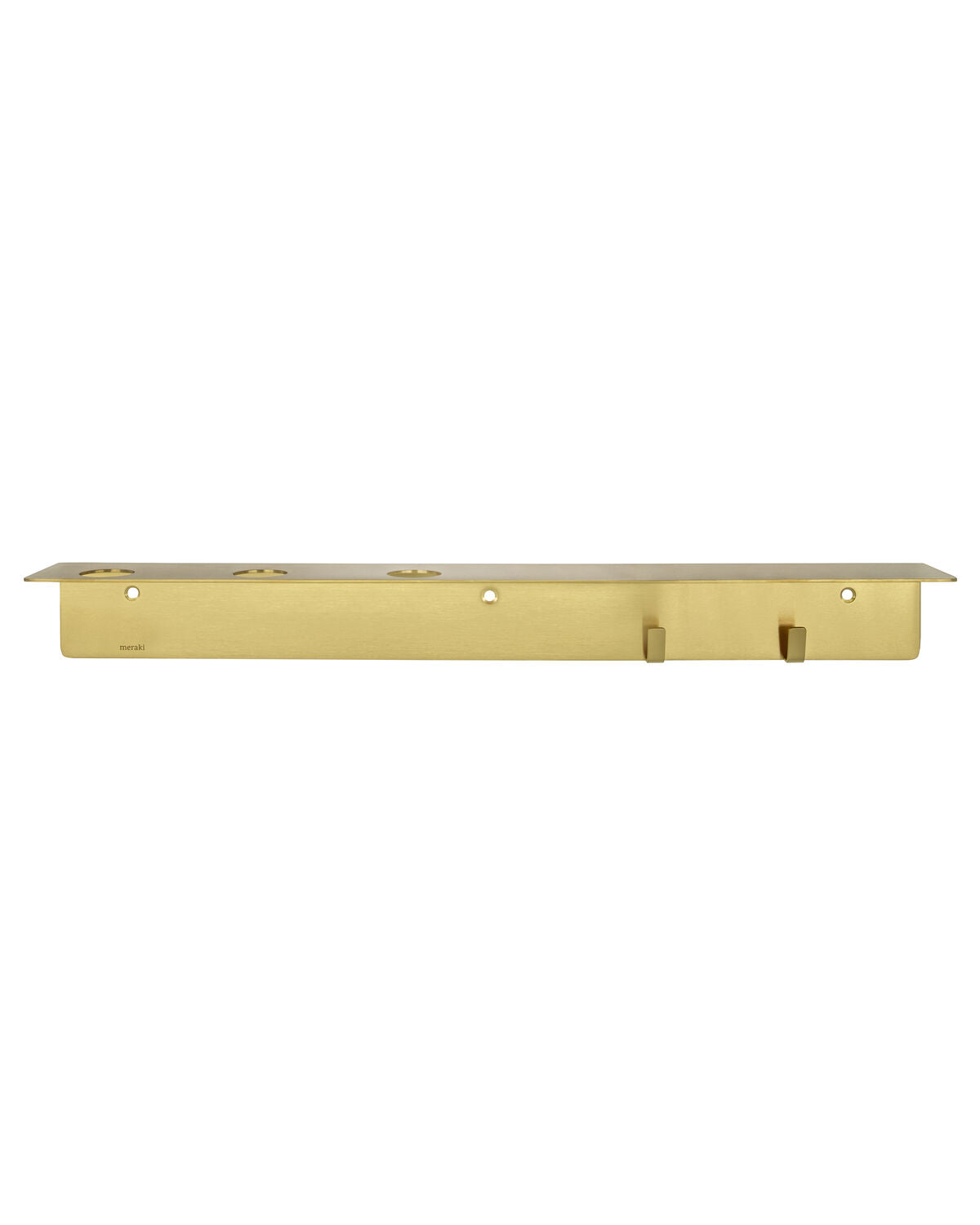 Meraki Flaschenhalter mit Haken Messing – Ansicht 2