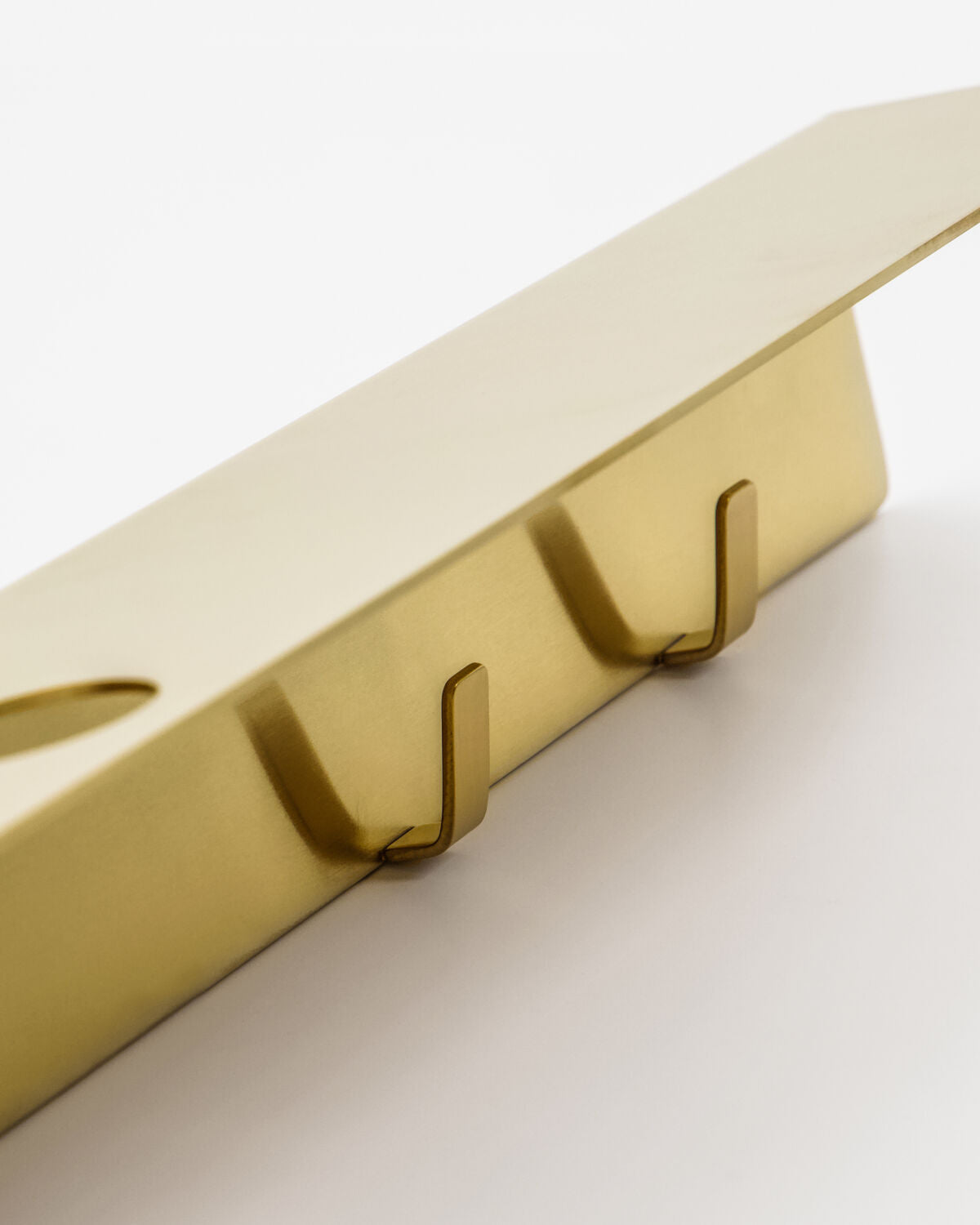 Meraki Flaschenhalter mit Haken Messing – Ansicht 4