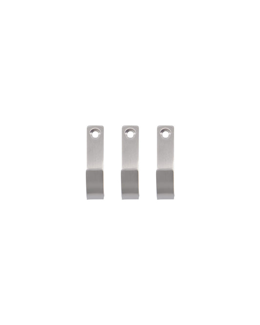 Meraki Thapsus Haken Silber 3er-Set – Ansicht 2