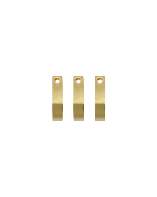 Meraki Thapsus Haken Messing 3er-Set – Ansicht 2