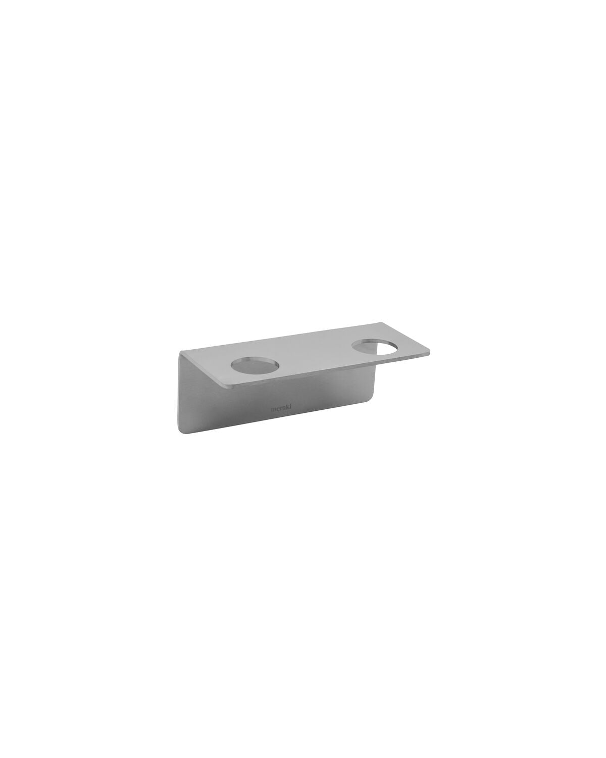 Meraki Doppel-Flaschenhalter Silber – Ansicht 2