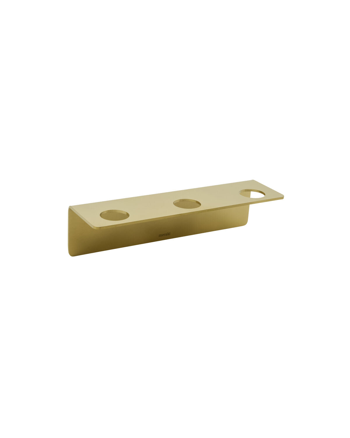 Meraki Dreifach-Flaschenhalter Messing – Ansicht 2