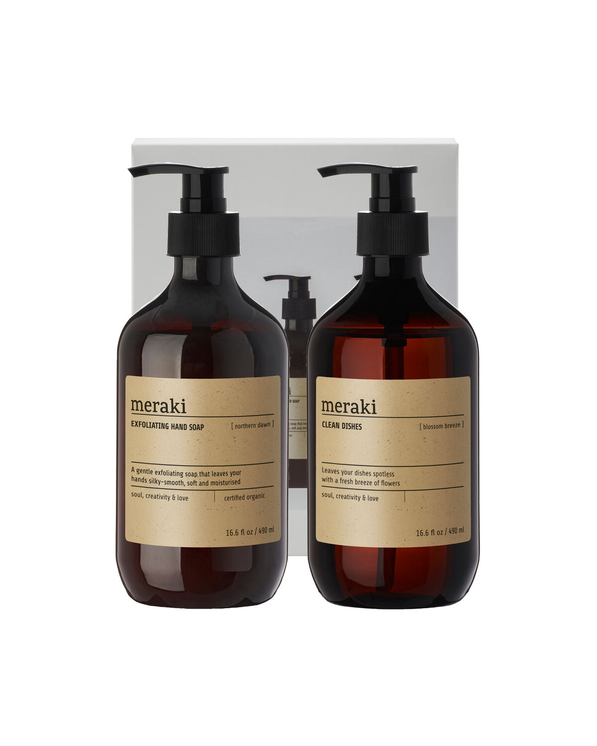 Geschenkset Northern Dawn – Peeling-Handseife & Spülmittel
