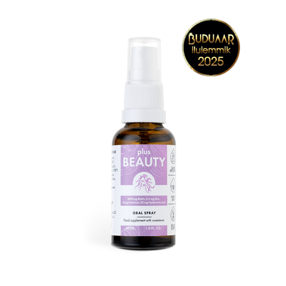 Norvita Beauty Plus – Biotin, Zink & Selen Spray, 30 ml – Produktansicht