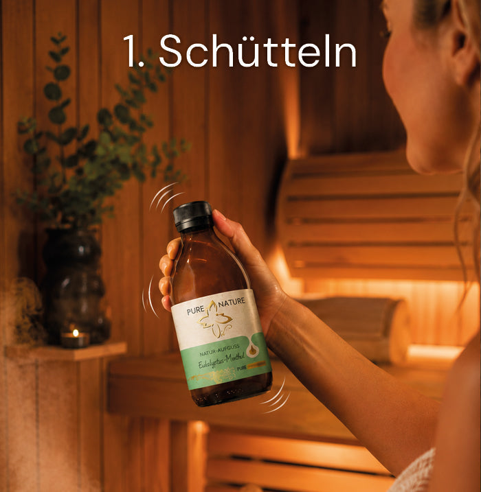 Pure Nature Oil Natur-Aufguss Eukalyptus-Menthol – Anwendung und Details