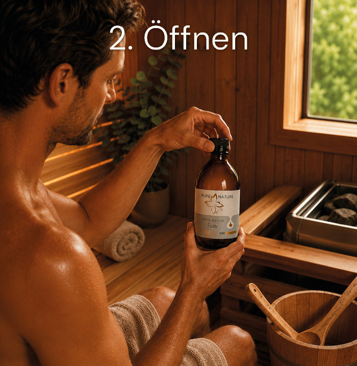 Pure Nature Oil Natur-Aufguss Fichte – Anwendung und Details