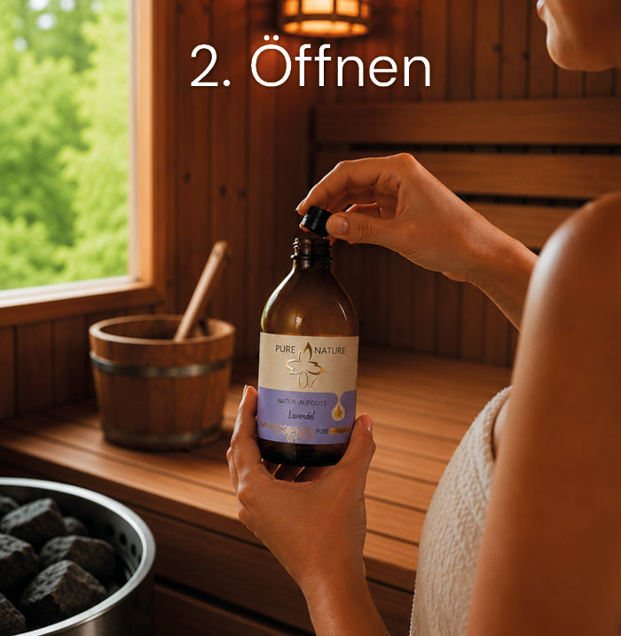 Pure Nature Oil Natur-Aufguss Lavendel – Anwendung und Details