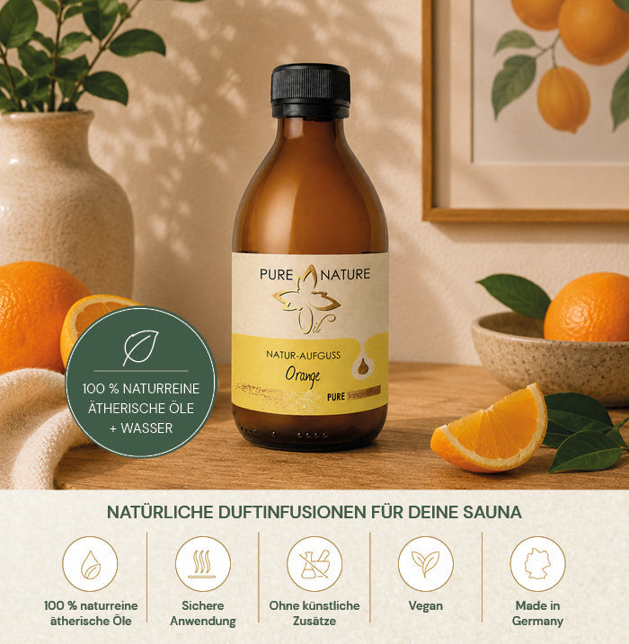 Pure Nature Oil Natur-Aufguss Orange – Anwendung und Details