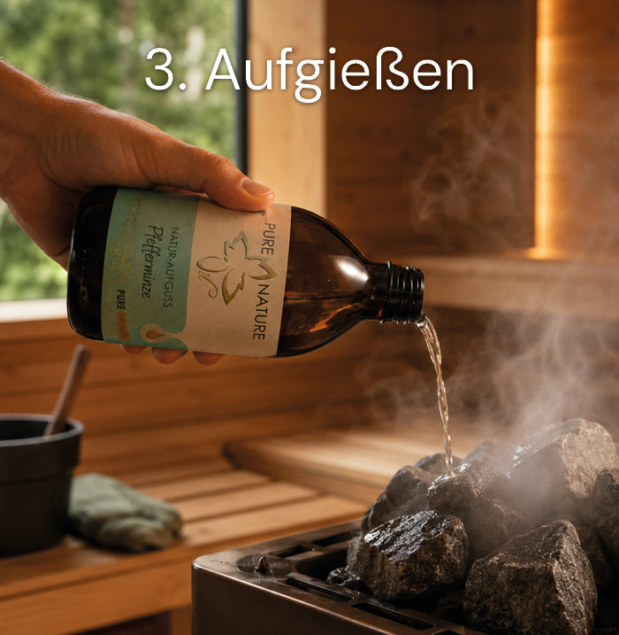 Pure Nature Oil Natur-Aufguss Pfefferminze – Anwendung und Details