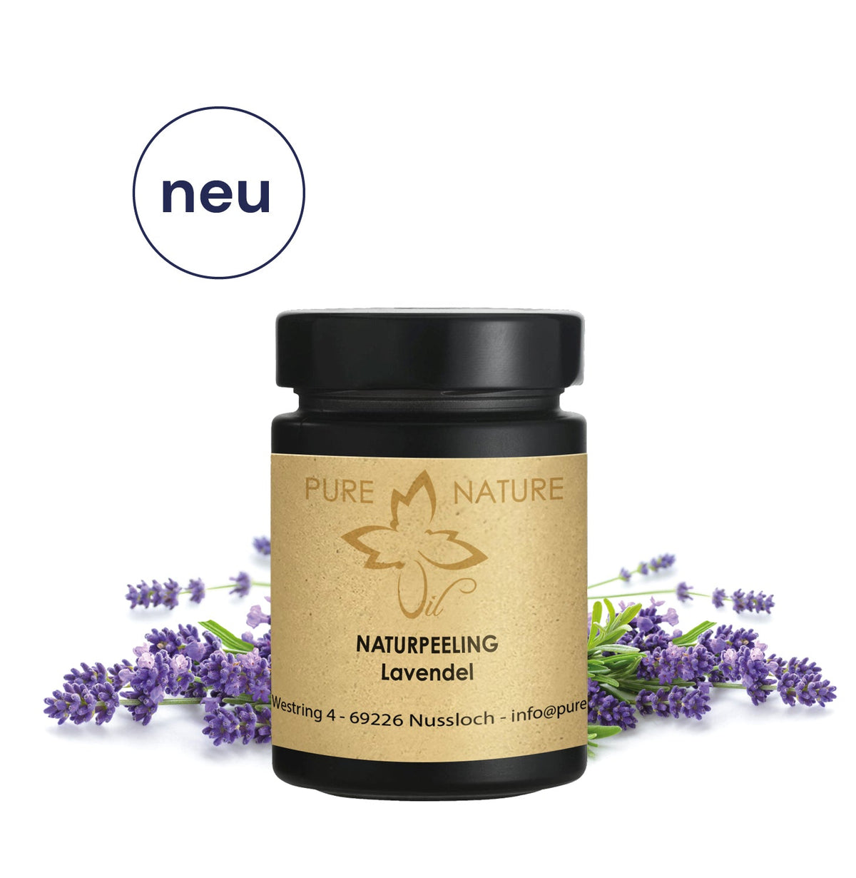 Pure Nature Oil Naturpeeling Lavendel 180 g