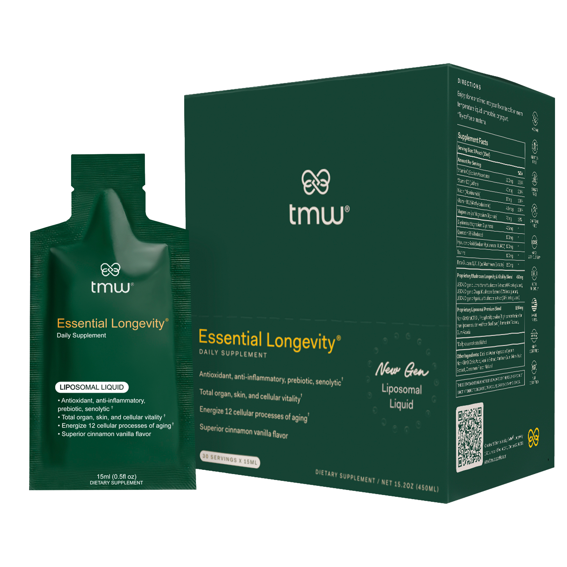 Essential Longevity – All-in-One Daily Longevity Stack