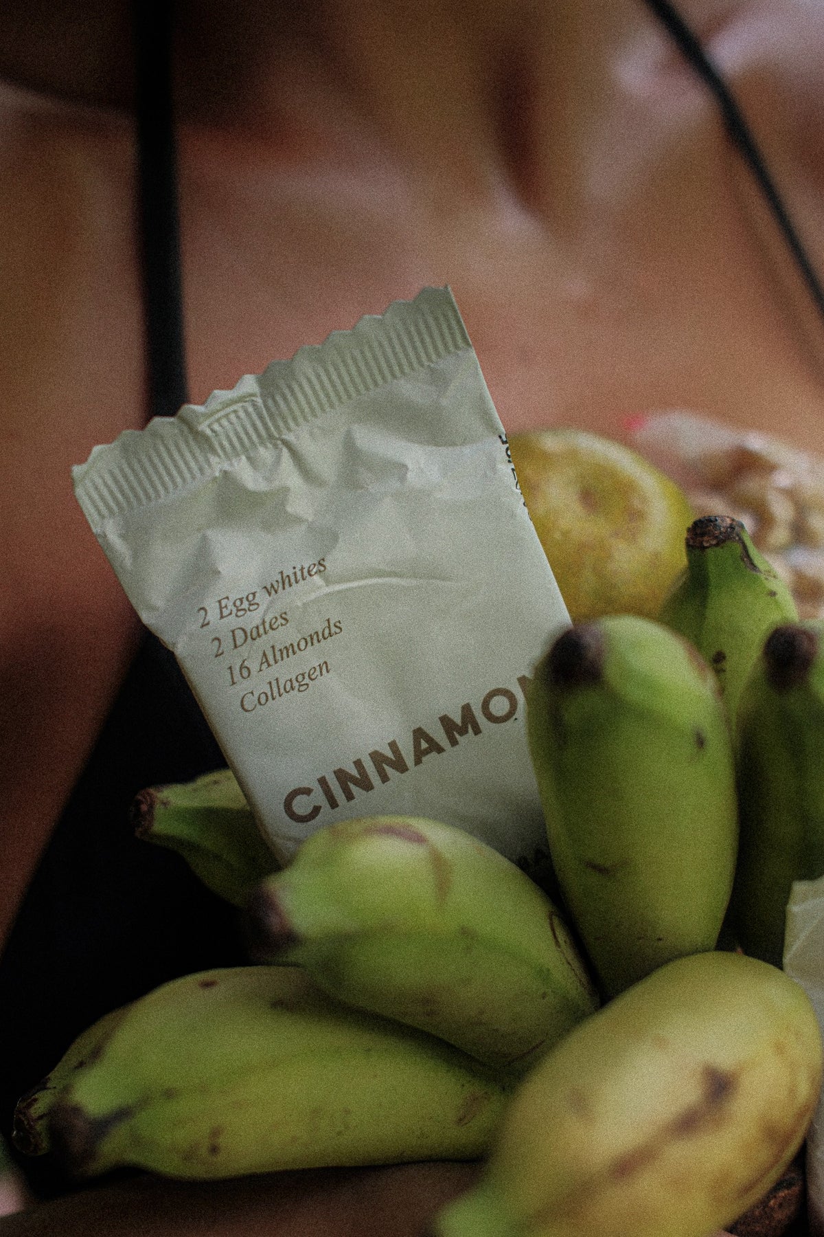 THE NO BAR Cinnamon – Verpackung, Detail oder Markenmoment