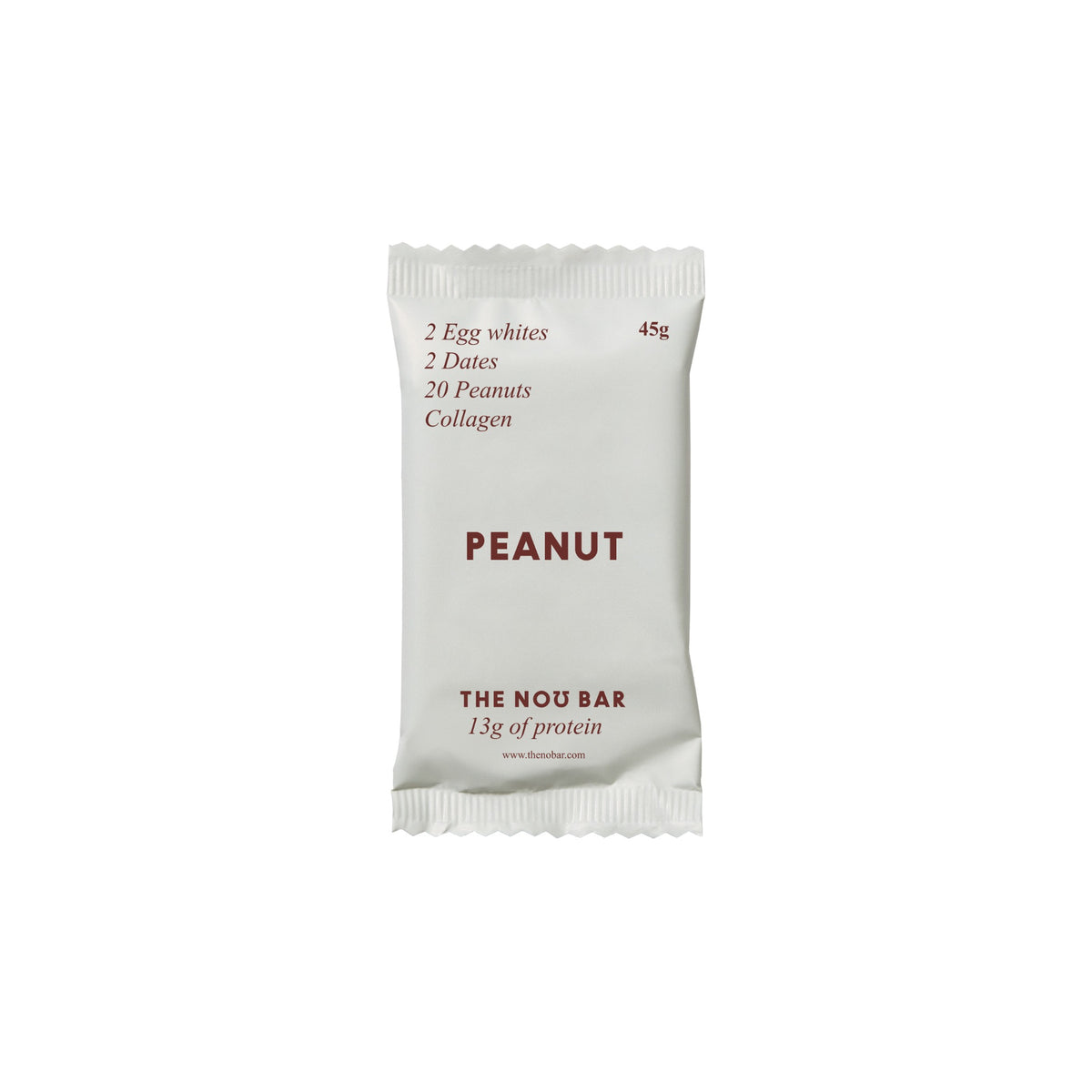 THE NO BAR Peanut – Verpackung, Detail oder Markenmoment