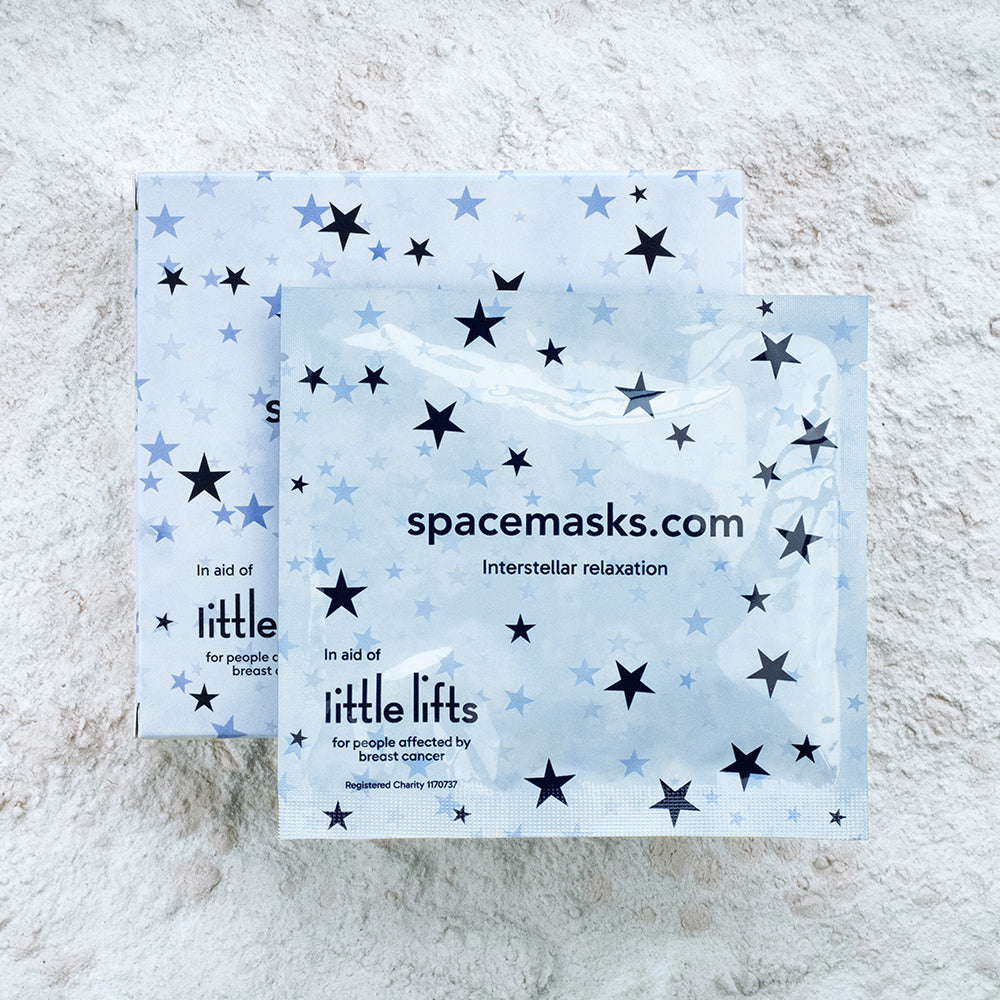 Spacemasks Kamille selbstwärmende Augenmasken 5er-Box