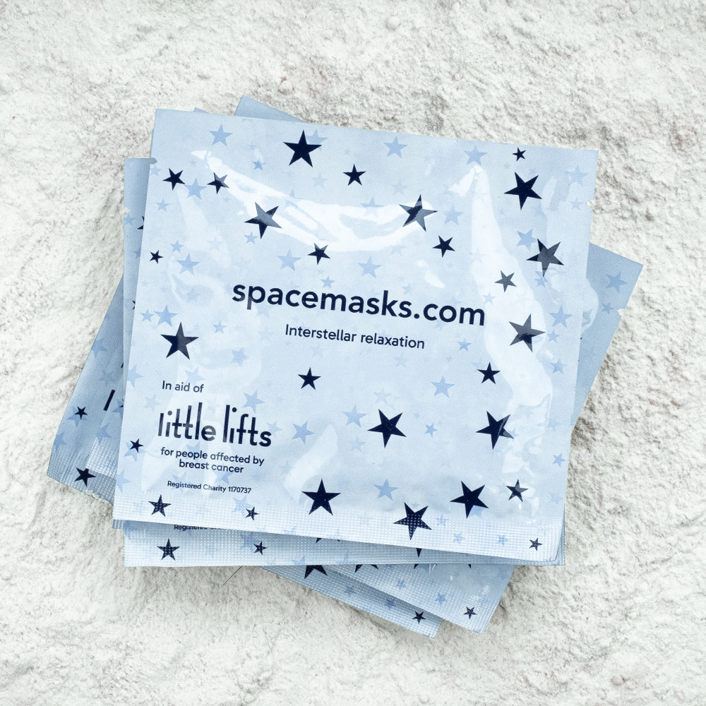 Spacemasks Kamille Augenmaske Produktansicht